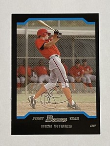2004 Bowman Ben Himes First Year Cincinnati Reds #314
