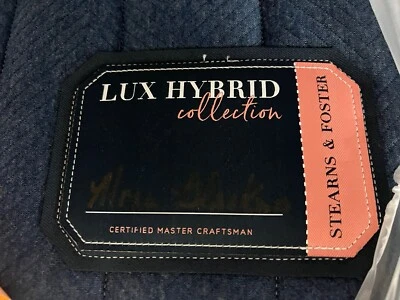 STEARNS & FOSTER LUX ESTATE HYBRID SOFT QUEEN MATTRESS NEW CLEARANCE FAST SHIP - Image 1 of 4
