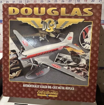 Dr Pepper Soda - ERTL COLECCIONABLES PRESTIGE SERIES DOUGLAS DC-3 PLANO FUNDIDO A PRESIÓN Foto 1 de 3