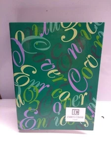 ENRICO COVERI ETUDIANT - RACCOGLITORE AD ANELLI EXCERCISE BOOK - '90 VERDE - Picture 1 of 2