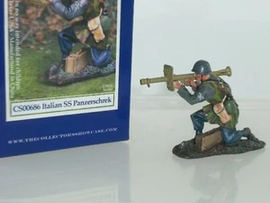 VITRINA DE COLECCIONISTAS CS00686 FUERZAS ITALIANAS MILITAR SOLDADO PANZERSCHRECK FIGURA - Imagen 1 de 2