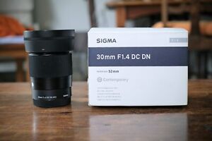 Sigma 30mm f/1.4 DC DN Camera Lens for SONY E Mount