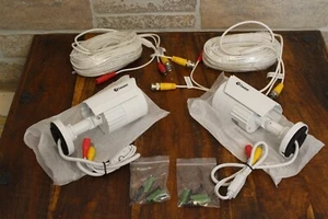 Lot of 2 - Swann COCAM-BUL900TVL Security Cameras with Cables - Free Shipping - Picture 1 of 6