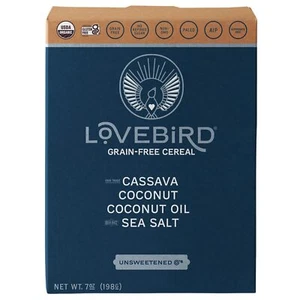 Lovebird Cereal Unsweetened Grain Free 7 Oz - Picture 1 of 5