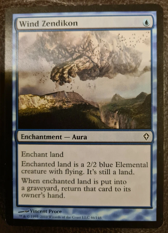 Wind Zendikon - Common - Worldwake #46 - MTG - Image 1 of 1