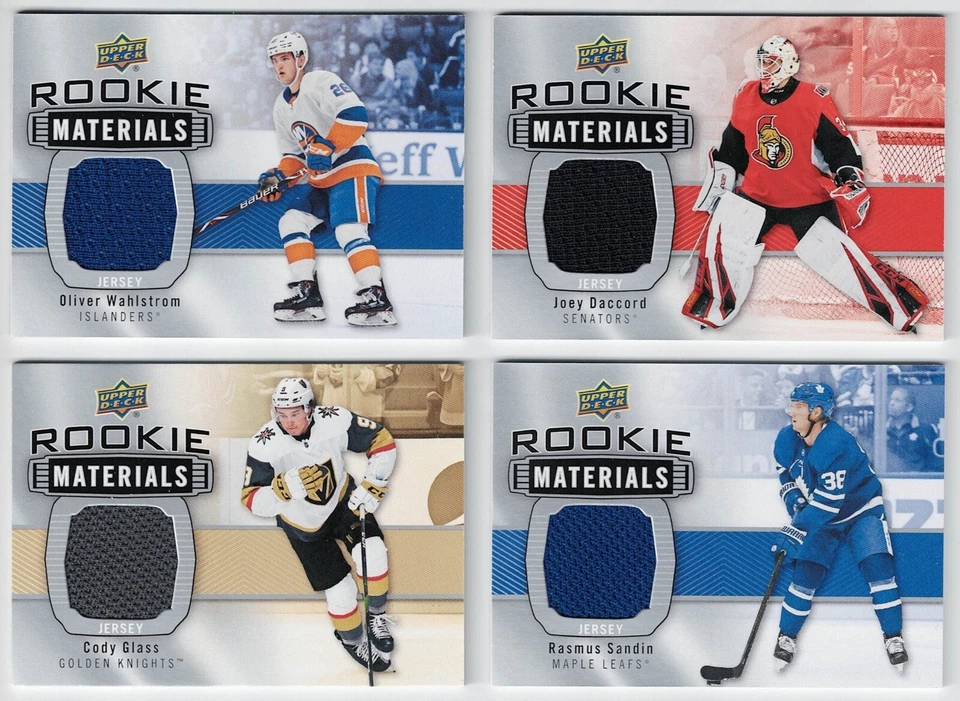 2019-20 Upper Deck UD Rookie Materials Jersey Pick From List !! - Image 1 of 1