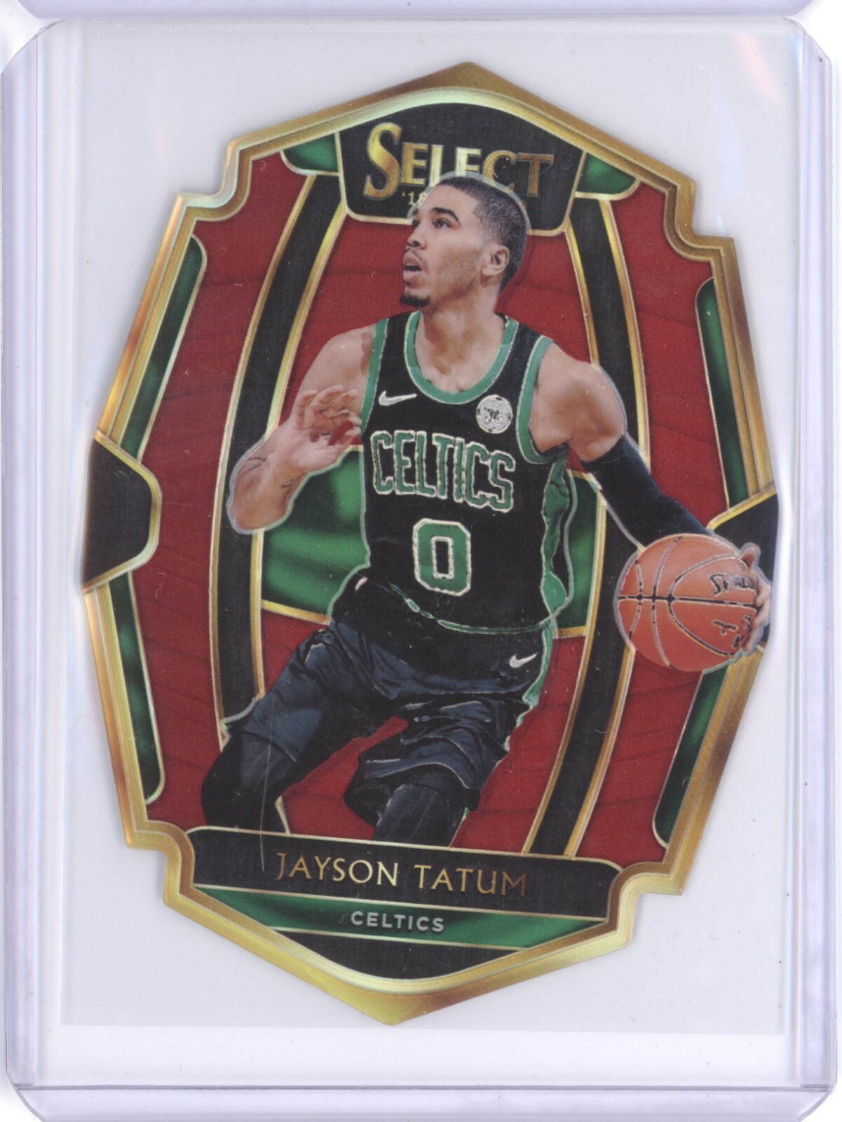 JAYSON TATUM 2018 19 PANINI SELECT PREMIER LEVEL RED PRIZM DIE-CUT /175 CELTICS
