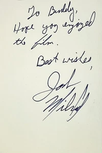 JOSHUA MILRAD Signed Autograph 4x 6 INDEX CARD Moonlight THE BEASTMASTER AGE 14 - Picture 1 of 6