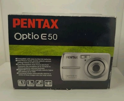 Pentax Optio E50 Digitalkamera | Point & Shoot Kamera - Bild 1 von 4