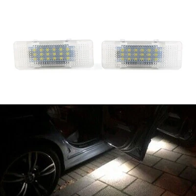 Para BMW E53 X5 E39 Z8 E52 Blanco Coche Lámparas 2x Canbus LED Puerta Cortesía Luz Lámpara Foto 1 de 4