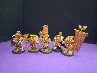 Warhammer 40K - Space Marines - OOP Rare Blood Angels Sanguinary Guards D - Image 1 of 4