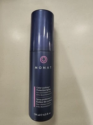 Monat Color Locking + Protective Spray 彩色头发 带 REJUVENIQE 4.5 液量盎司 全新 — 第 1/3 张图片