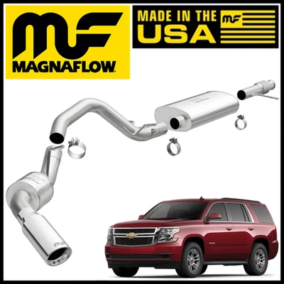 Sistema de escape MagnaFlow 3" Street Cat-Back 2015-2020 Chevy Tahoe/GMC Yukon 5,3 L Foto 1 de 4