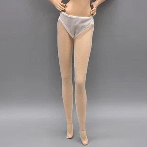 LINGERIE OFF-WHITE SHEER TIGHTS PANTYHOSE STOCKINGS FASHION DOLL CLOTHES - Picture 1 of 8