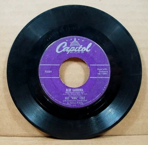 Nat King Cole - Blue Gardenia/Can't I (45 RPM,1953, Capitol) - Imagen 1 de 5