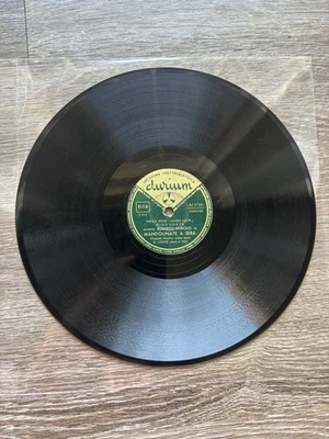 Roberto Murolo Mandolinate a Sera & Cara Piccina - винтажная пластинка Durium 78 об/мин - Изображение 1 из 2