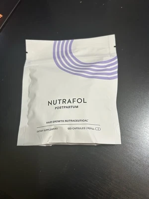 EXPIRES 11/25 Nutrafol Postpartum Supplement 120 Capsules Refill Pack New Sealed - Image 1 of 3