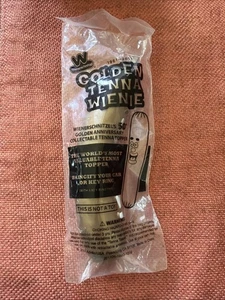 Wienerschnitzel Antenna Topper HOT DOG 50th Year Golden Tenna Wienie - NEW - Picture 1 of 4