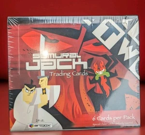Samurai Jack Trading Card Box 2002 Artbox – Sealed 24ct – Cartoon Network - Picture 1 of 4