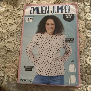 Simplemente Costura: Emilien Jersey o Pullover Top Patrón Misses 6-16 Sin Cortar - Imagen 1 de 4
