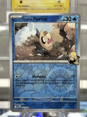 Cynthia's Feebas 052/182 Sv10: Destined Rivals Reverse Holo - Image 1 of 2