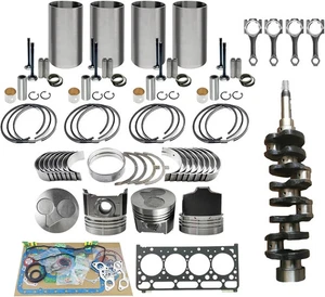 V2203 Engine Overhaul Rebuild Kit Crankshaft Rods For Kubota Bobcat 753 763 773 - Picture 1 of 7