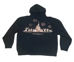 Disney Hoodie Adult XL/X Large Black Gold 50th Anniversary Grand Finale Mickey - Picture 1 of 8