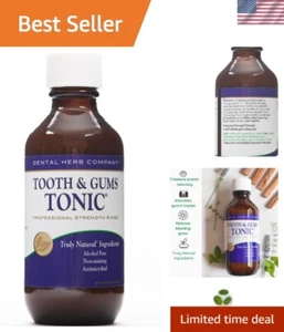 Tooth & Gums Tonic Mouthwash - 18 Oz Natural Relief for Bad Breath & Sore Gums - Picture 1 of 10