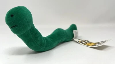 Manhattan Toy Sqwormies Worm Bean Bag Plush Stuffed Animal 1996 Carousel RARE - Image 1 of 4