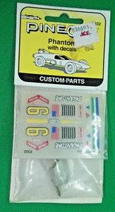 Pinecar (By Woodland) #P332 Phantom Body Accessories with Decals - Details Below - Picture 1 of 3