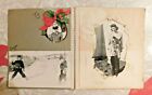 Vintage Wwii Homemade Christmas Photo Album From Wife Kids To Soldier Husband