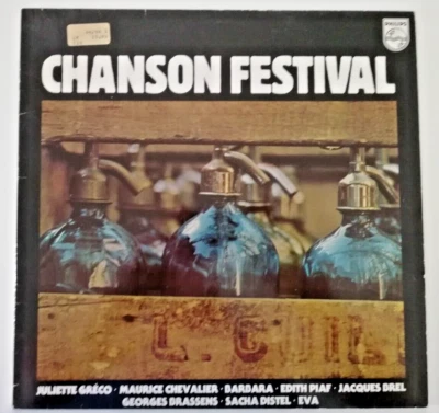 Chanson Festival-Juliette Greco, Edith Piaff und andere- LP Vinyl Philips 342980 - Bild 1 von 4