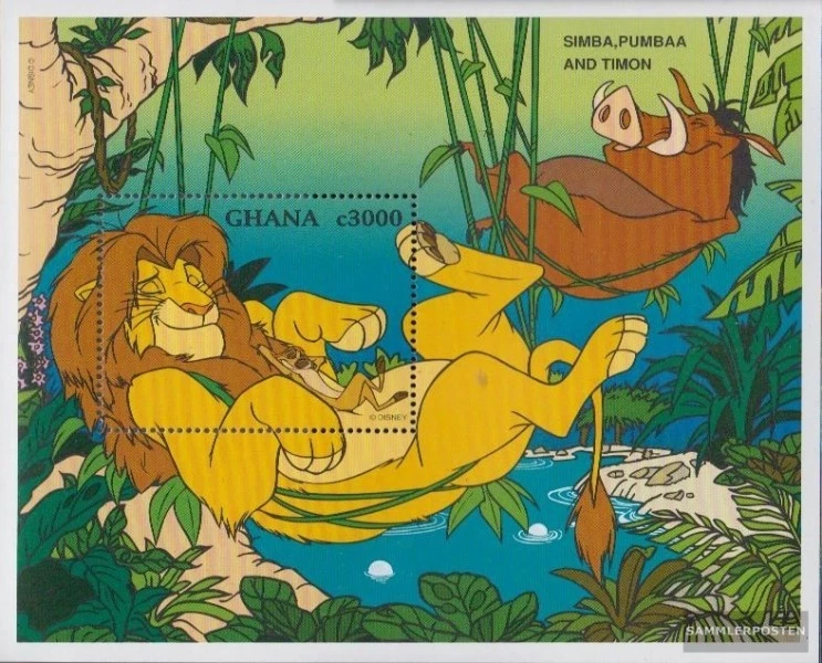 Ghana Block308 (complete issue) unmounted mint / never hinged 1996 Walt-Disney-Z - Image 1 of 1