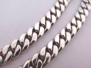 Collares de cadena de plata esterlina 925/kihei. 87g- 94g, 45cm, 18" - Imagen 1 de 11
