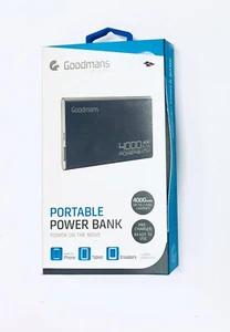 NEU Goodmans grau tragbare 4000mah Universal Powerbank - Bild 1 von 2