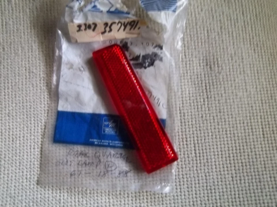 AMC 1967 rebel and embajador camioneta cuarto trasero marcador lente nuevo LH Foto 1 de 1