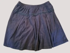 * GYMBOREE Navy Blue Ribbon Trim Pleated Skort Girls Size 12 - Picture 1 of 4