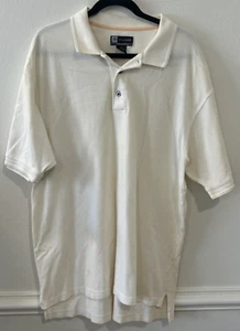 JoS A BANK Leadbetter Golf Polo Shirt Mens XL White - Picture 1 of 3