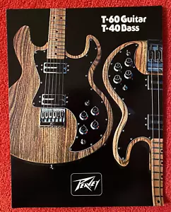 PEAVEY ELECTRONICS-T*60 Guitar & T*40 Bass-1978 Brochure- Absolute MINT! - Picture 1 of 3