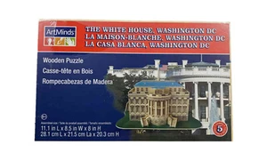 ArtMinds Wooden Puzzle ~ The White House, Washington DC (11.1” x 8.5” x 8”) - Picture 1 of 1