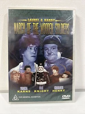 Laurel & Hardy March Of The Wooden Soldiers DVD - New & Sealed - Rated G - B&W - Image 1 of 4