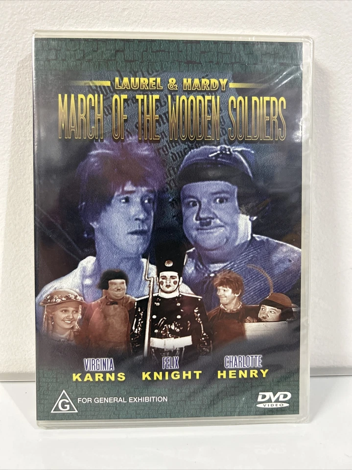Laurel & Hardy March Of The Wooden Soldiers DVD - New & Sealed - Rated G - B&W - Image 1 of 4