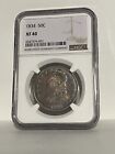 1834 50C NGC XF 40 1834 CAPPED BUST HALF DOLLAR SILVER 50c