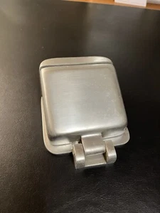 Antik Klappaschenbecher DB / RB Wandascher Vintage Aluminium Zug Aschenbecher - Bild 1 von 8