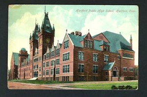 H68 Conn. 3 Pcs. Hartford, Public School, Middletown College, Thomaston Elm St. - Picture 1 of 6