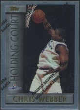1996-97 Topps Holding Court Chris Webber #HC9 HOF Washington Bullets NBA