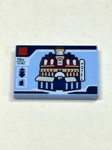 Lego Creator Set 10182 Angolo Caffè 2x3 Piastrelle Decorate - Foto 1 di 1