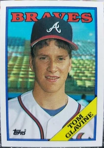 1988 Topps RC #779 Tom Glavine Atlanta Braves Rookie Baseball Card - Picture 1 of 2