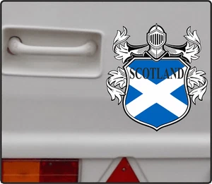 Scotland County Arms Shield Caravan Decal Sticker Motor Boat Motorhome Camper - Picture 1 of 1