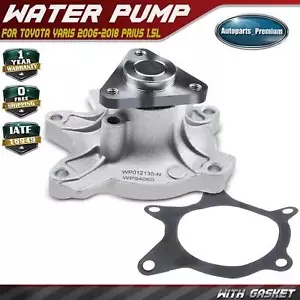 New Engine Water Pump for Toyota Yaris 2006-2018 Prius 2001-2009 Echo 2000-2005 - Picture 1 of 9